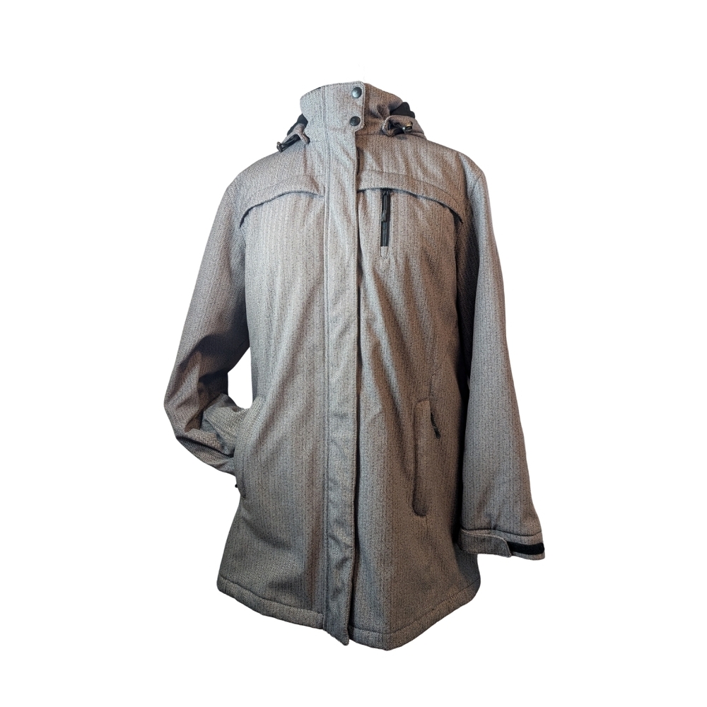 North Side By Fen-Nelli Sz16 Herringbone Men's Polar Coat VGUC